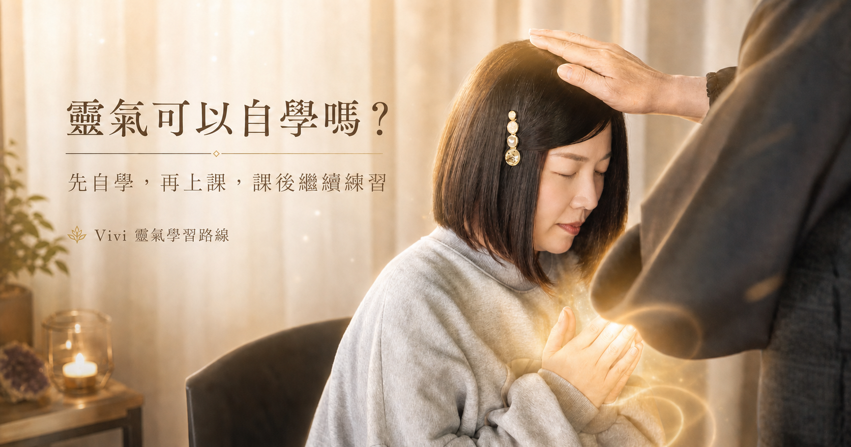 靈氣可以自學嗎？Vivi 接受靈氣點化，說明靈氣自學與上課的差別